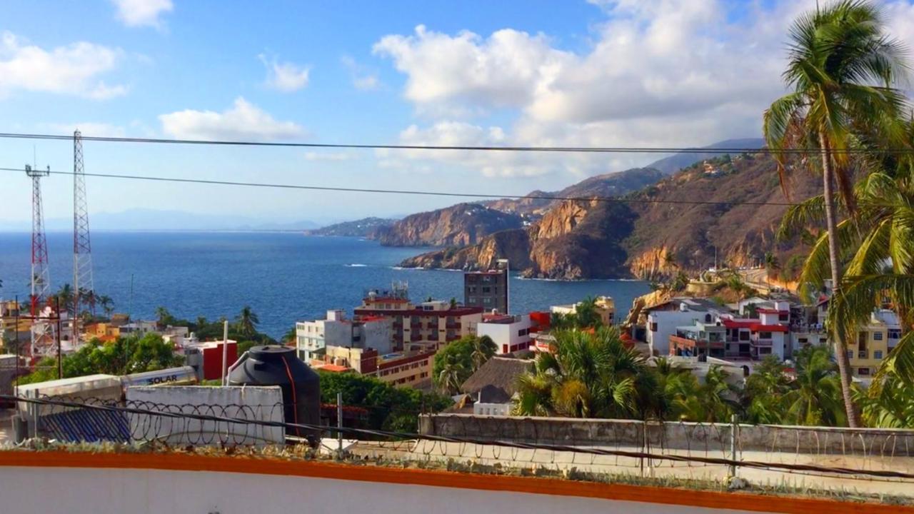 Villa Guitarron Gran Terraza Vista Espectacular 6 Huespedes Piscina Gigante Akapulko Dış mekan fotoğraf