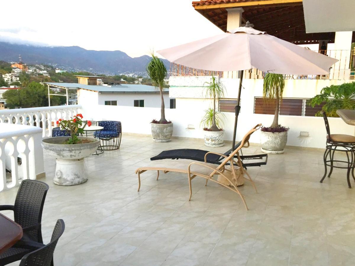 Villa Guitarron Gran Terraza Vista Espectacular 6 Huespedes Piscina Gigante Akapulko Dış mekan fotoğraf