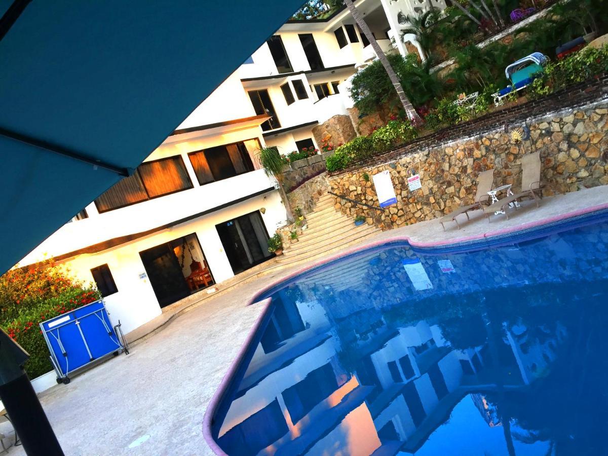 Villa Guitarron Gran Terraza Vista Espectacular 6 Huespedes Piscina Gigante Akapulko Dış mekan fotoğraf