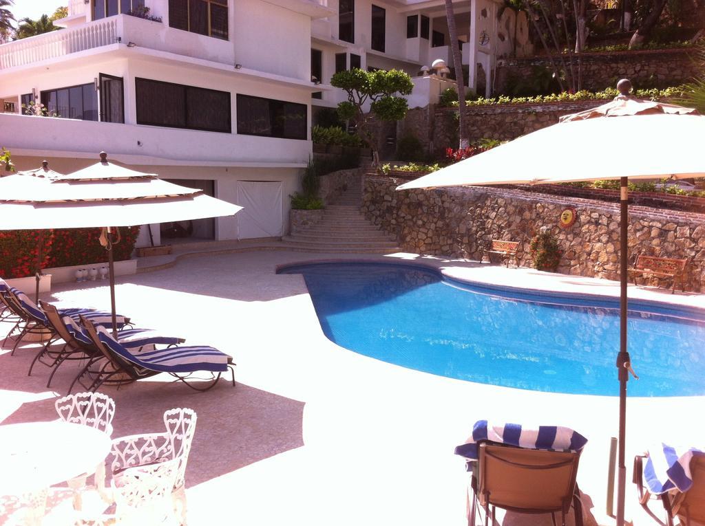 Villa Guitarron Gran Terraza Vista Espectacular 6 Huespedes Piscina Gigante Akapulko Oda fotoğraf